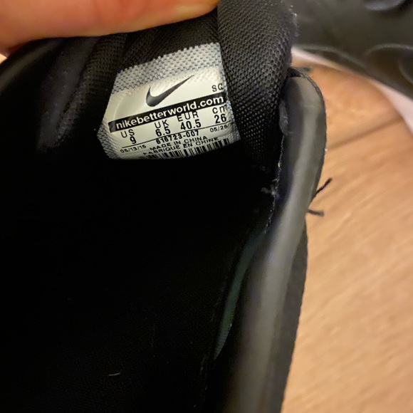 Nike Airmax Premium Thea black leather womens sz 9 - Picture 4 of 4